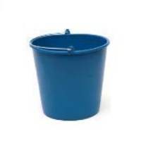 CUBO REDONDO 8 LITROS ASA METALICA